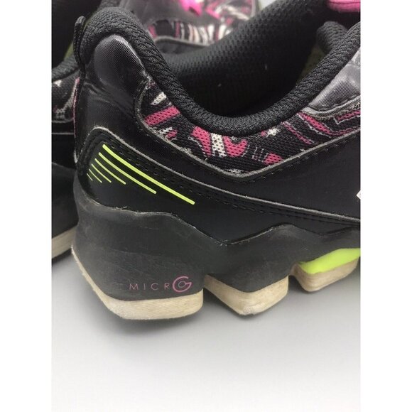 UNDER ARMOUR GGS MICRO G NITROUS KIDS RUNNING SHOES 5.5 Y EUR 38 BLACK PINK - Picture 7 of 11